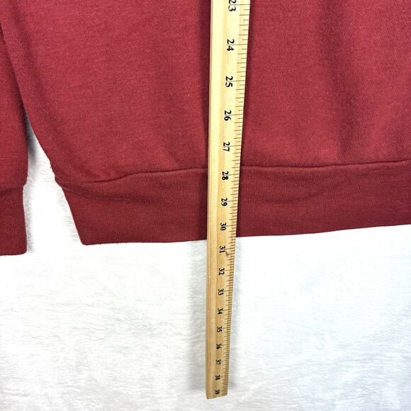 Marvel Comics Deadpool Sweatshirt Mens L Red Ombré Relaxed Fit Pullover Sweater - Picture 6 of 8